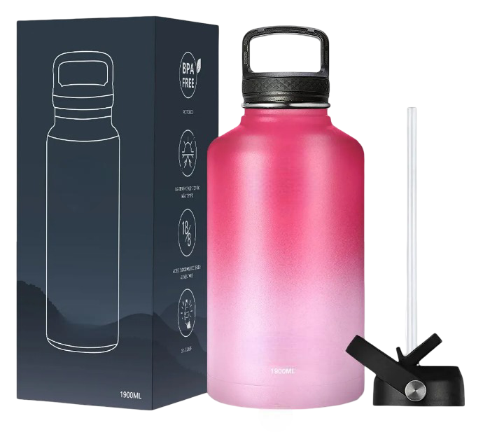 Termo Xtellar Vaso-botella Acero Inoxidablecon Fría/caliente 64 Oz