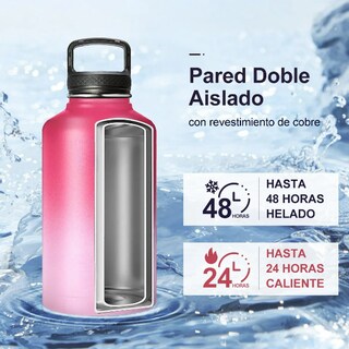 Foto 2 | Termo Xtellar Vaso-botella Acero Inoxidablecon Fría/caliente 64 Oz