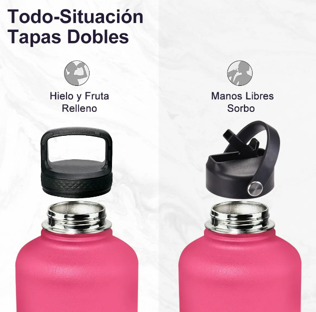 Foto 4 | Termo Xtellar Vaso-botella Acero Inoxidablecon Fría/caliente 64 Oz