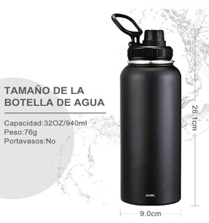 Foto 2 | Termo Xtellar Vaso-botella Acero Inoxidable Con Fría/caliente 32 Oz