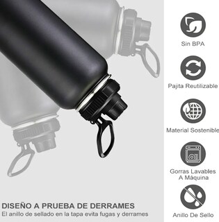 Foto 4 | Termo Xtellar Vaso-botella Acero Inoxidable Con Fría/caliente 32 Oz
