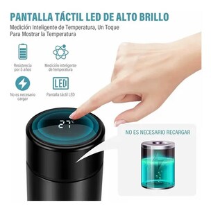Foto 3 | Termo Xtellar Digital Inteligente De Acero Inoxidable 500ml