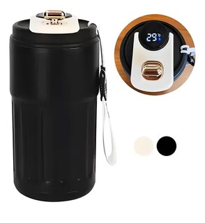 Foto 1 | Taza Xtellar Térmica Portátil Con Indicador De Temperatura 450ml