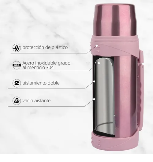 Foto 3 pulgar | Termo Xtellar Portátil De Acero Inoxidable  De 1.2 L Para Exterior