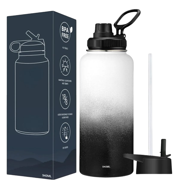 Termo Xtellar Vaso-botella Acero Inoxidable Con Fría/caliente 32 Oz