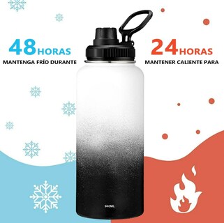 Foto 3 | Termo Xtellar Vaso-botella Acero Inoxidable Con Fría/caliente 32 Oz