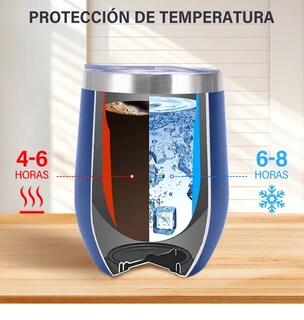 Foto 3 | Vaso Xtellar Térmico De 12oz Acero Inoxidable De Huevo 4pack