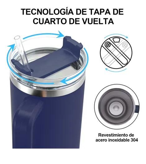 Foto 4 pulgar | Vaso Xtellar Térmico De 40oz Acero Inoxidable