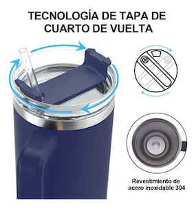 Foto 3 | Vaso Xtellar Térmico De 40oz Acero Inoxidable