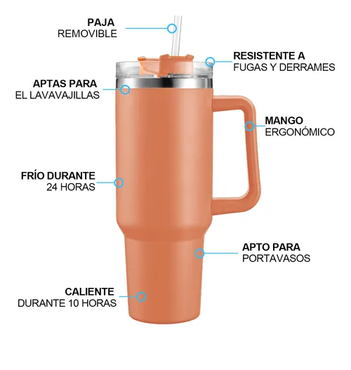 Foto 3 pulgar | Vaso Xtellar Térmico De 40oz Acero Inoxidable
