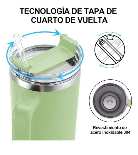 Foto 4 pulgar | Vaso Xtellar Térmico De 40oz Acero Inoxidable