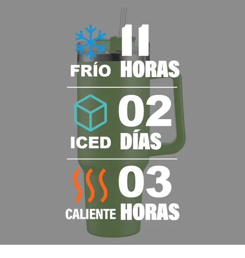 Foto 4 | Vaso Xtellar Térmico De 40oz Acero Inoxidable