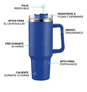 Foto 2 | Vaso Xtellar Térmico De 40oz Acero Inoxidable