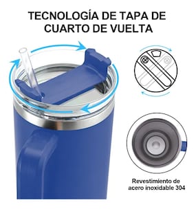Foto 3 | Vaso Xtellar Térmico De 40oz Acero Inoxidable