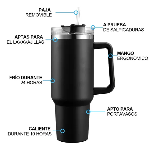 Foto 3 pulgar | Vaso Xtellar Térmico De 40oz Acero Inoxidable