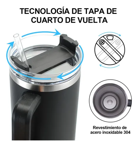 Foto 4 pulgar | Vaso Xtellar Térmico De 40oz Acero Inoxidable
