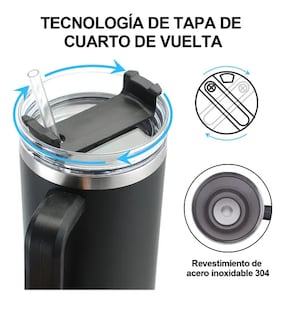 Foto 3 | Vaso Xtellar Térmico De 40oz Acero Inoxidable