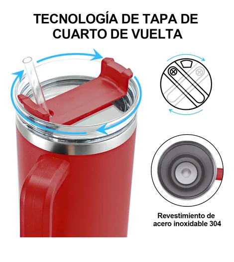 Foto 3 | Vaso Xtellar Térmico De 40oz Acero Inoxidable