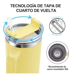 Foto 3 | Vaso Xtellar Térmico De 40oz Acero Inoxidable