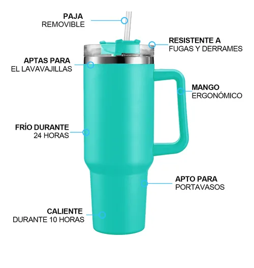 Foto 3 pulgar | Vaso Xtellar Térmico De 40oz Acero Inoxidable