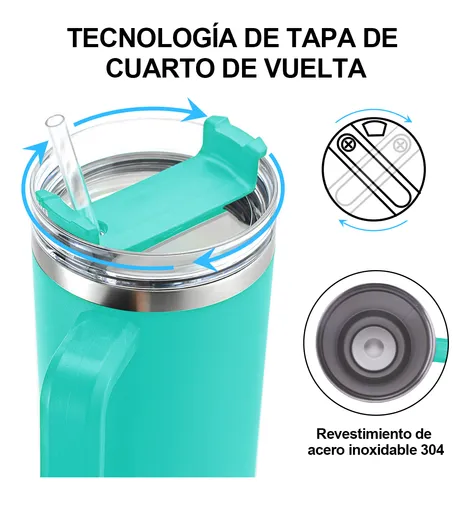 Foto 4 pulgar | Vaso Xtellar Térmico De 40oz Acero Inoxidable