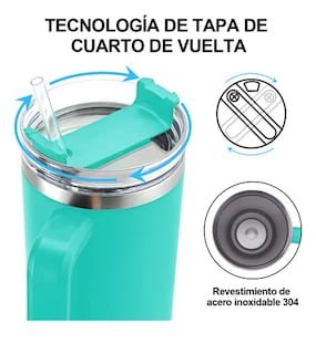 Foto 3 | Vaso Xtellar Térmico De 40oz Acero Inoxidable