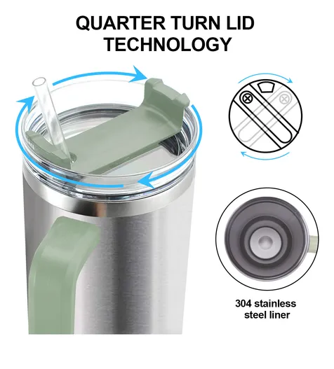 Foto 4 pulgar | Vaso Xtellar Térmico De 40oz Acero Inoxidable