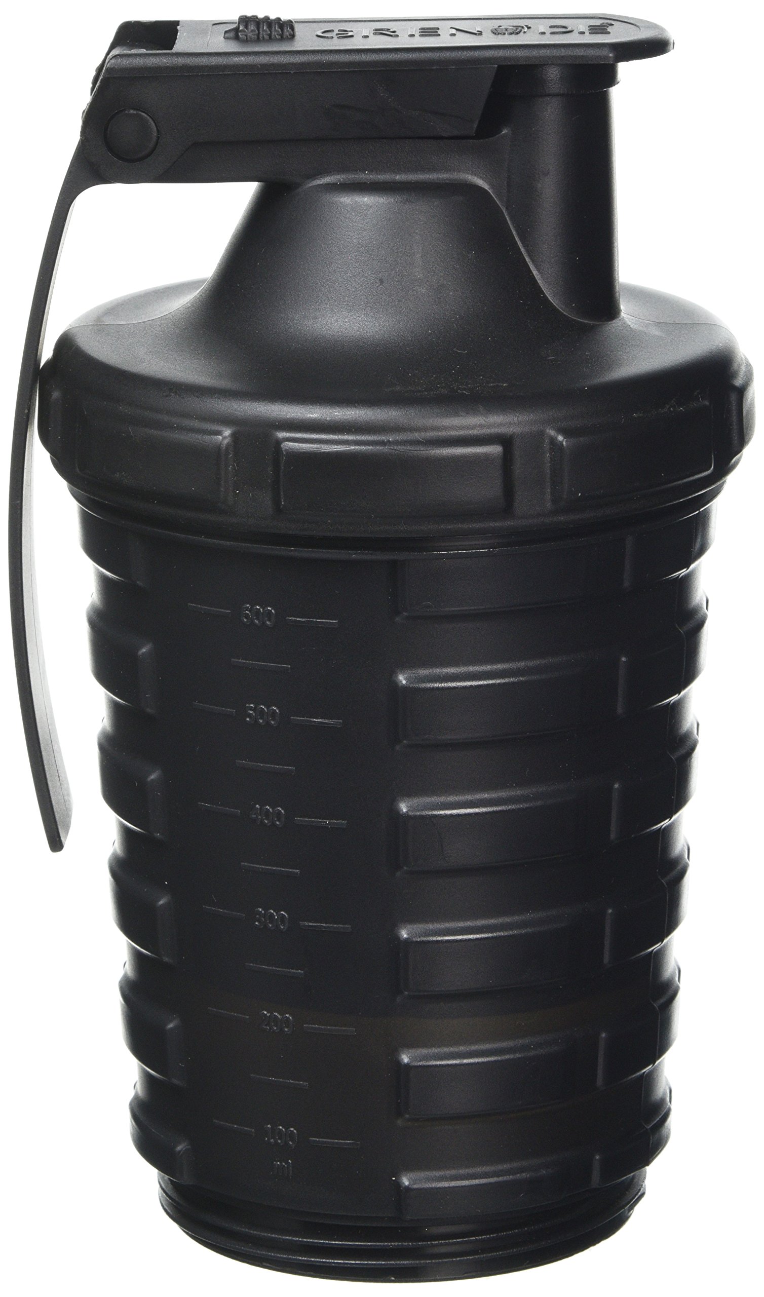 Foto 2 pulgar | Botella Shaker Granada Con Compartimento De Almacenamiento, 600 Ml, Color Negro - Venta Internacional.