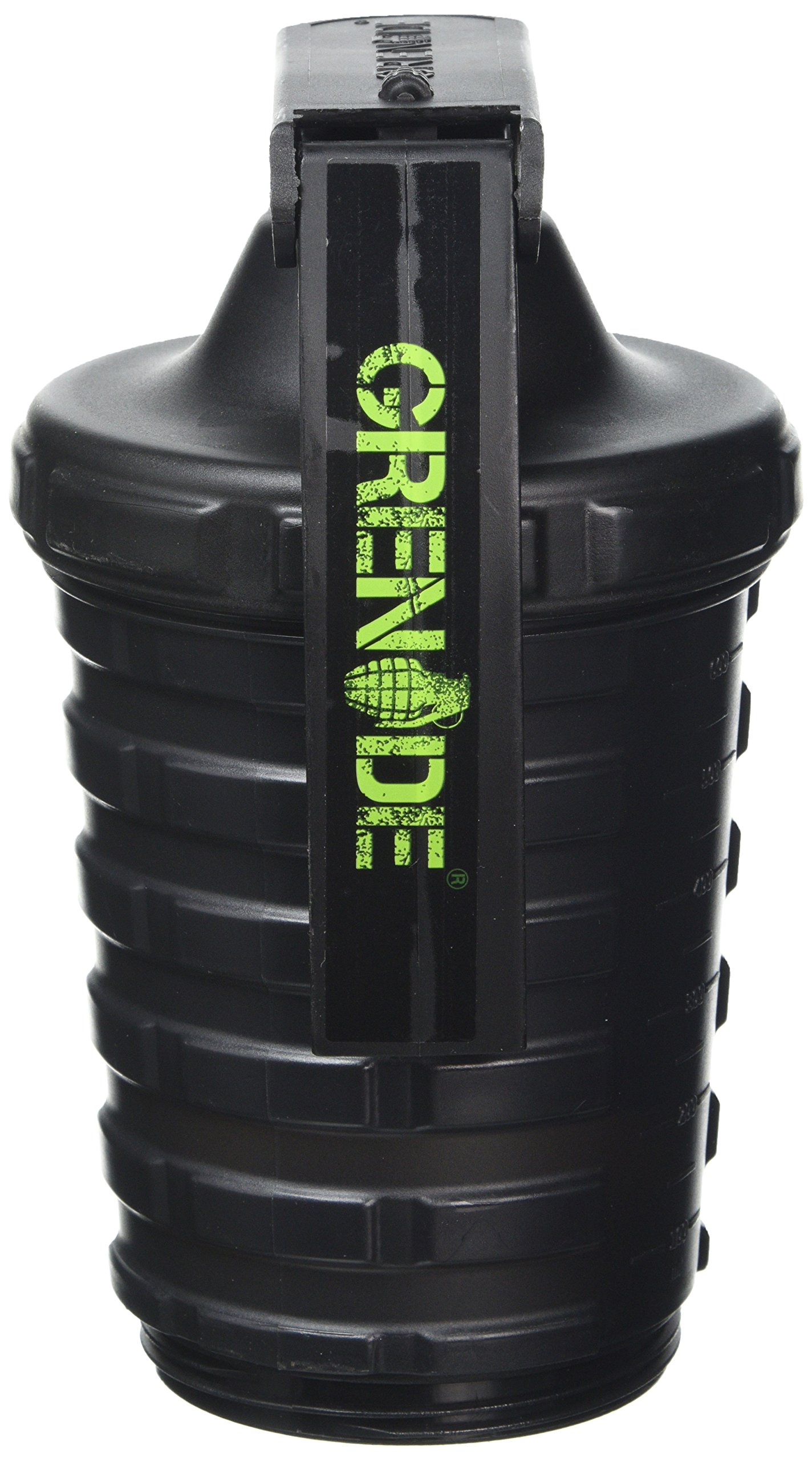 Foto 3 pulgar | Botella Shaker Granada Con Compartimento De Almacenamiento, 600 Ml, Color Negro - Venta Internacional.