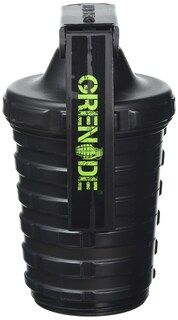 Foto 2 | Botella Shaker Granada Con Compartimento De Almacenamiento, 600 Ml, Color Negro - Venta Internacional.