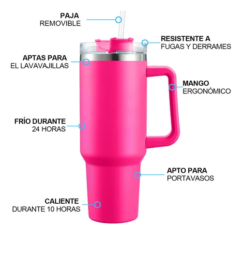 Foto 3 pulgar | Vaso Xtellar Térmico De 40oz Acero Inoxidable