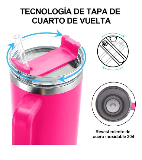 Foto 4 pulgar | Vaso Xtellar Térmico De 40oz Acero Inoxidable