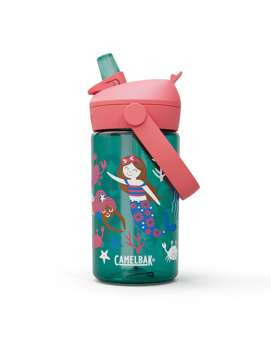 Foto 2 pulgar | Botella Thrive Flip Straw Kids Tritan 400ml Mermaid Friends Marca Camelbak