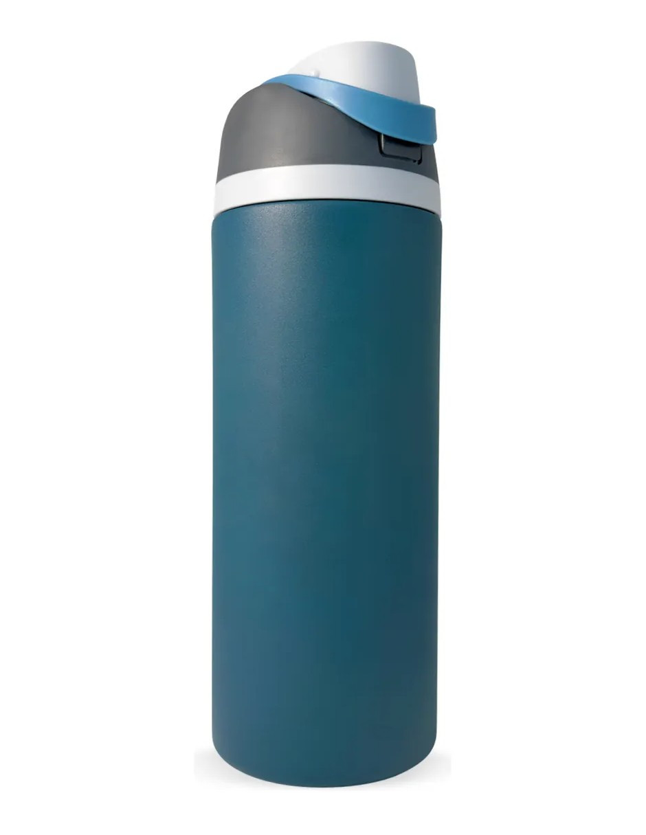 Foto 3 pulgar | Termo De Acero Inoxidable 950ml Azul + Gratis Termo Güish De Regalo