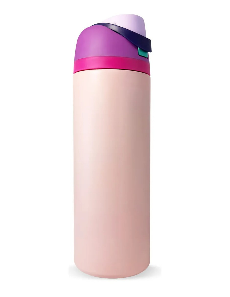 Foto 3 pulgar | Termo De Acero Inoxidable 950ml Rosa + Gratis Termo Güish De Regalo