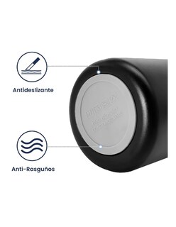 Foto 5 | Termo De Acero Inoxidable 950ml Negro + Gratis Termo Güish De Regalo