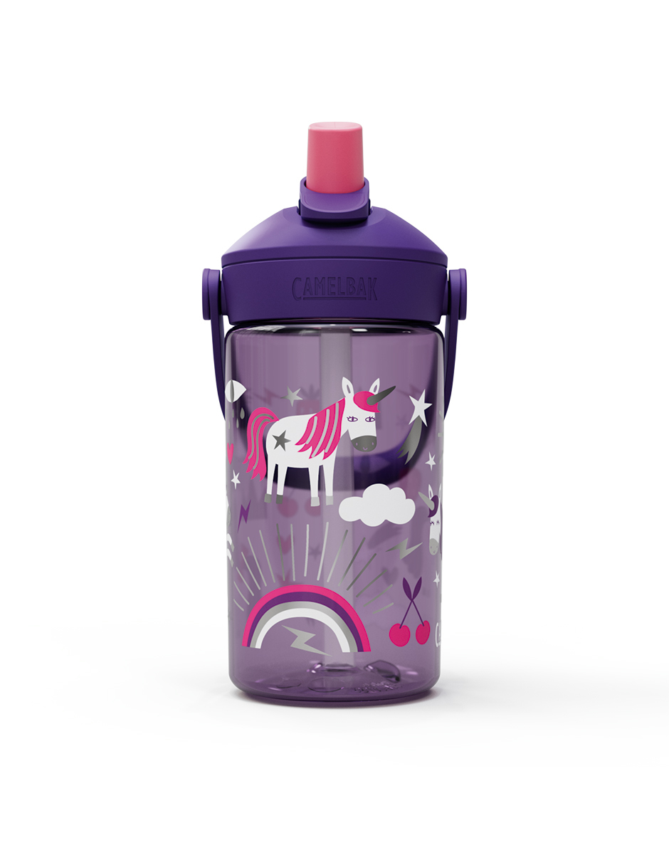 Foto 3 pulgar | Botella Thrive Flip Straw Kids Tritan 400ml Unicorn Party Marca Camelbak