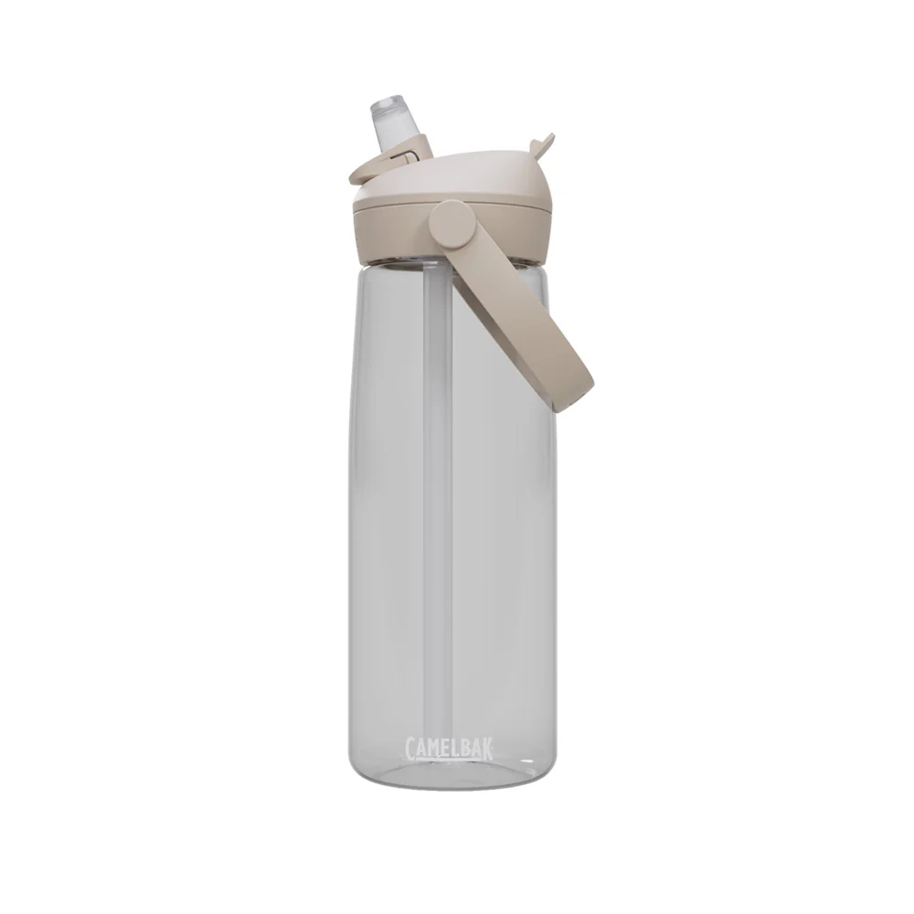 Botella Thrive Flip Straw Tritan 750ml Clear Marca Camelbak