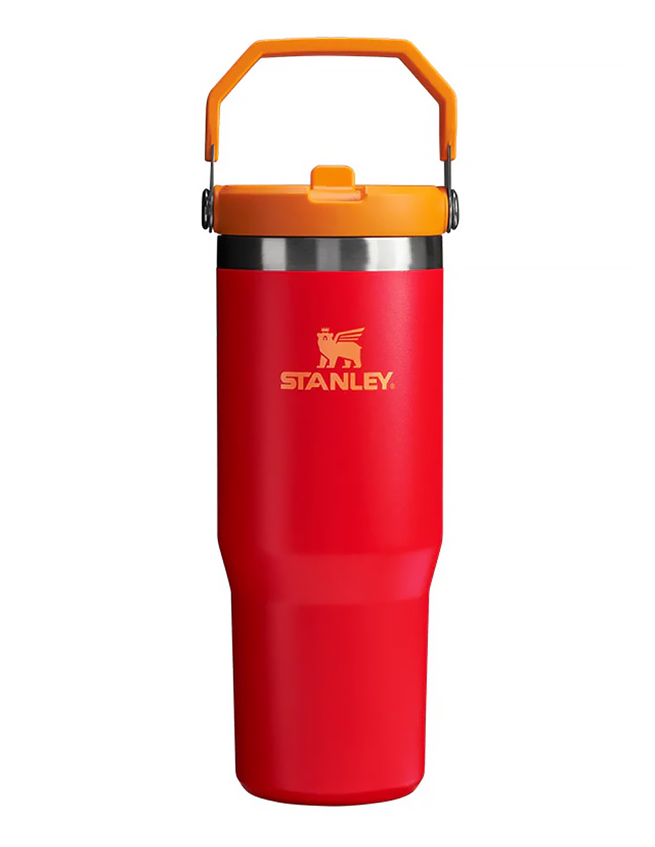 Foto 2 pulgar | Termo Iceflow Flip Straw 30oz Chili Marca Stanley