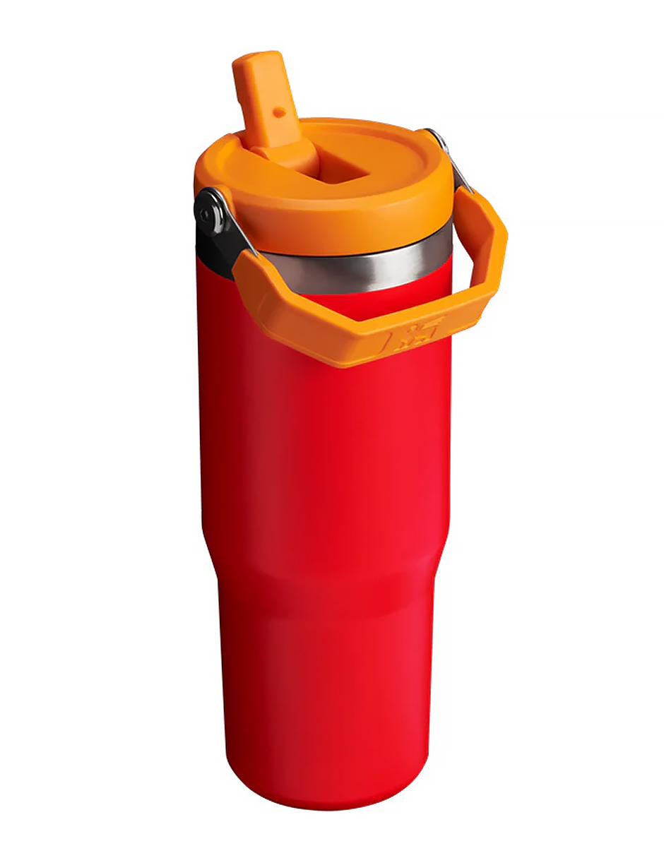Foto 3 pulgar | Termo Iceflow Flip Straw 30oz Chili Marca Stanley