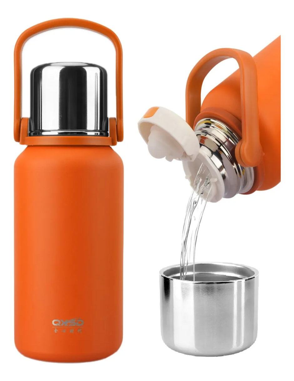 Foto 4 pulgar | Termo De Acero Portátil 1000ml + Gratis Termo Güish De Regalo