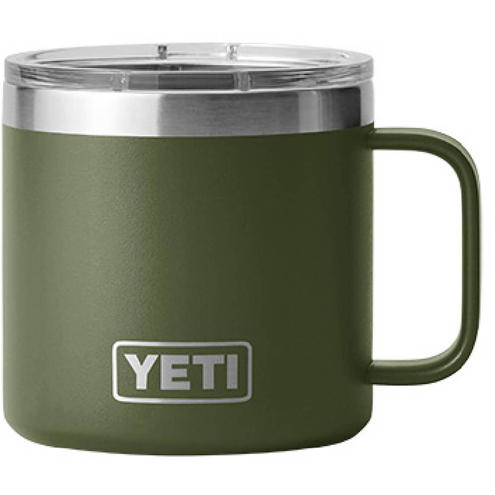 Taza Yeti Highlands Olive De Acero Inoxidable Con Aislamiento Al Vacío, 414 Ml - Venta Internacional.