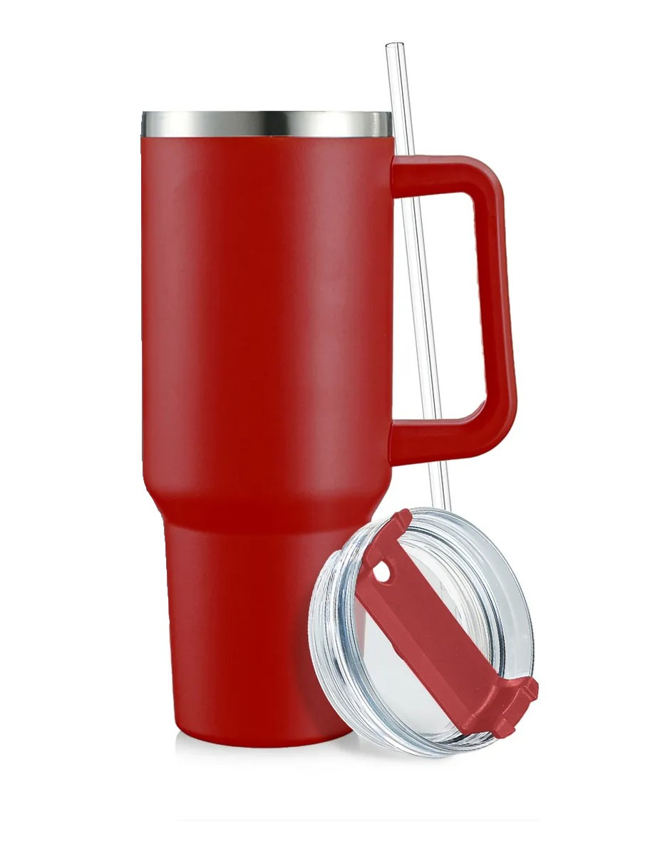 Foto 3 pulgar | Vaso Térmico De 40oz Acero Inoxidable Rojo + Gratis Termo Güish De Regalo