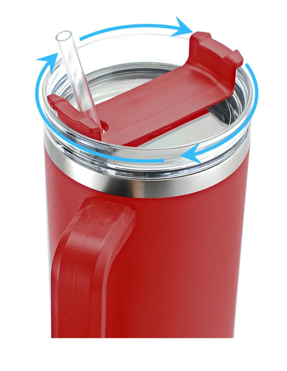 Foto 4 pulgar | Vaso Térmico De 40oz Acero Inoxidable Rojo + Gratis Termo Güish De Regalo