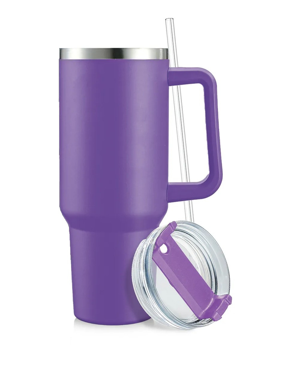 Foto 3 pulgar | Vaso Térmico De 40oz Acero Inoxidable Morado + Gratis Termo Güish De Regalo