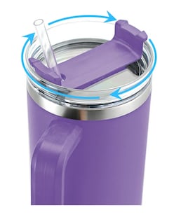 Foto 3 | Vaso Térmico De 40oz Acero Inoxidable Morado + Gratis Termo Güish De Regalo