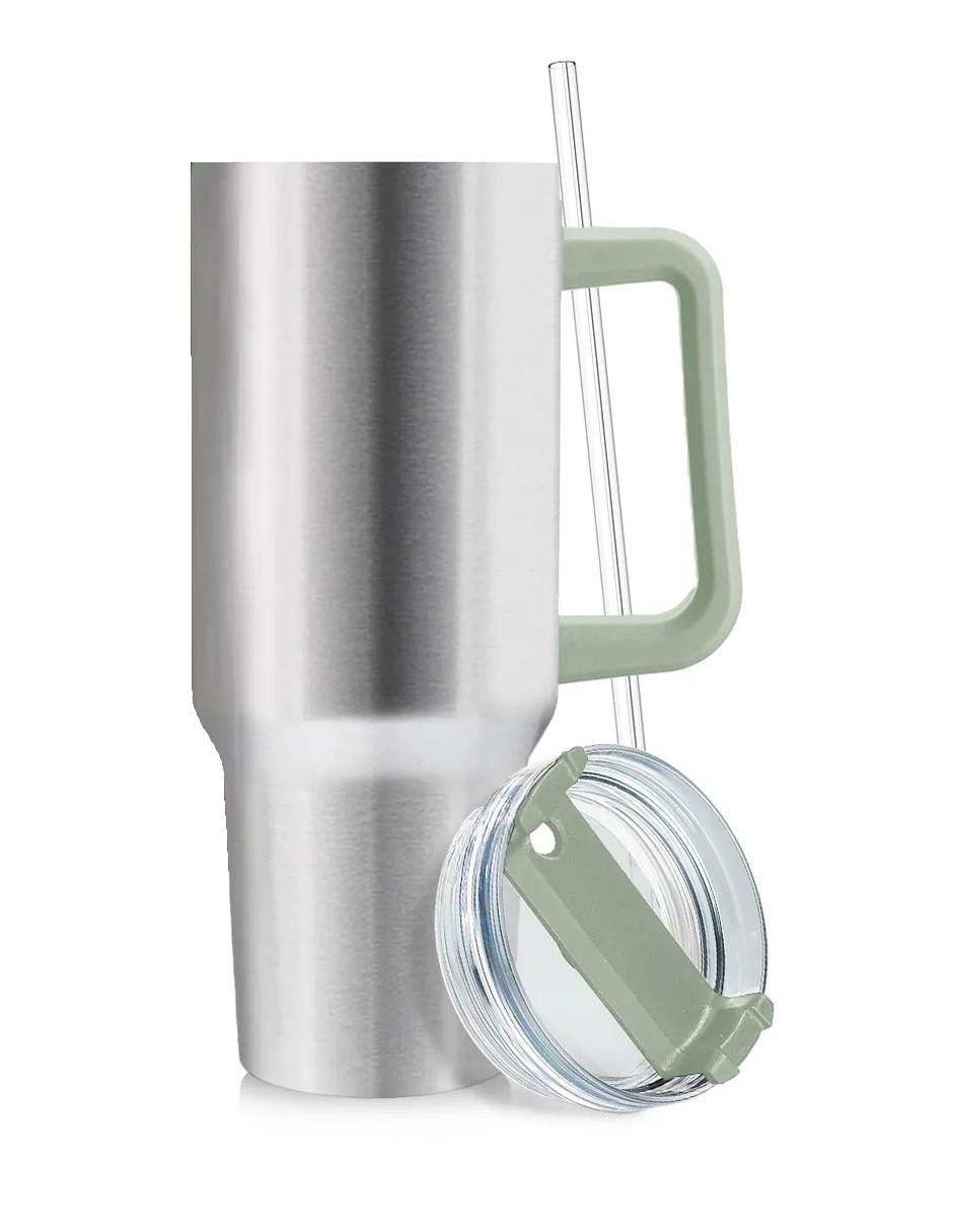 Foto 3 pulgar | Vaso Térmico De 40oz Acero Inoxidable Plata + Gratis Termo Güish De Regalo