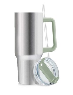 Foto 2 | Vaso Térmico De 40oz Acero Inoxidable Plata + Gratis Termo Güish De Regalo