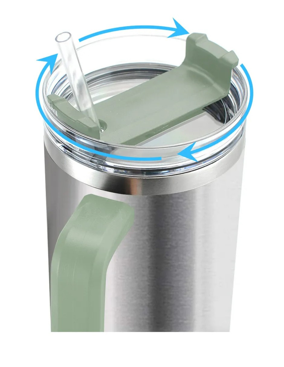 Foto 4 pulgar | Vaso Térmico De 40oz Acero Inoxidable Plata + Gratis Termo Güish De Regalo