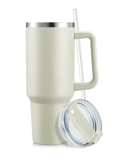 Foto 2 | Vaso Térmico De 40oz Acero Inoxidable Crema + Gratis Termo Güish De Regalo